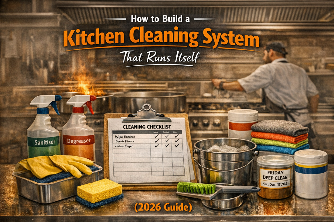 How to Build a Kitchen Cleaning System That Runs Itself (2026 Guide for Australia & NZ)