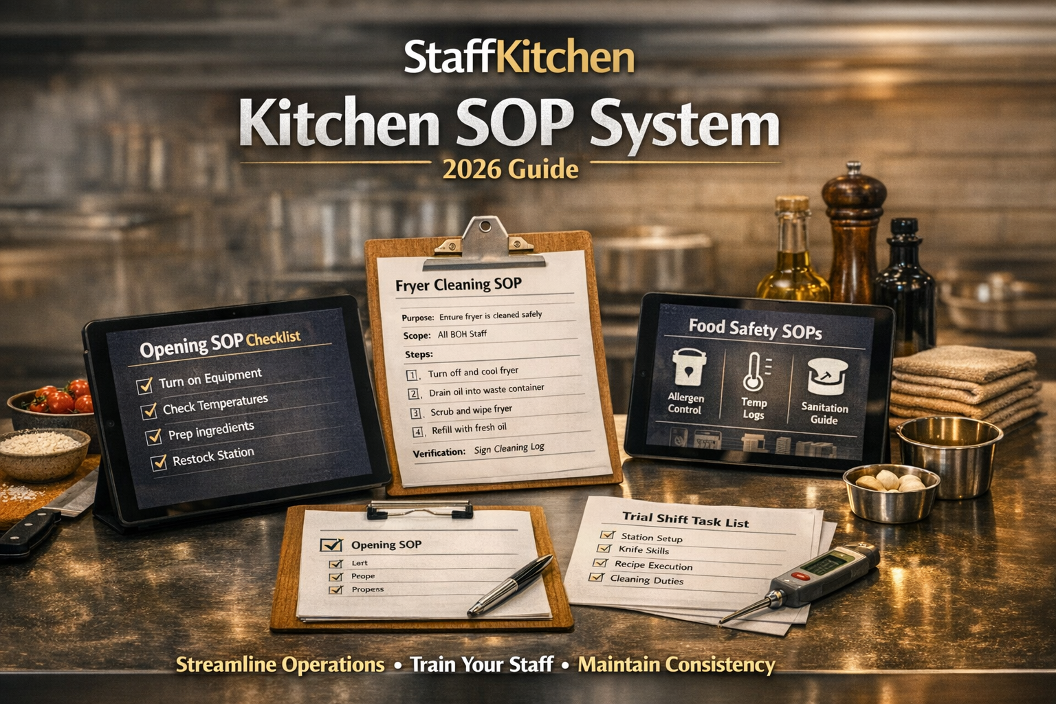How to Build a Kitchen SOP System (2026 Guide for Australian Hospitality)
